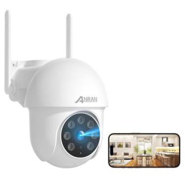 Imagem de Câmera de segurança ANRAN P3 5MP Outdoor 360 PTZ Auto-Tracking