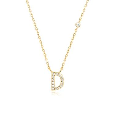 Imagem de 1 colar feminino banhado a prata, brilhante, com acabamento em diamante, joia fina, presente para mamãe, 45+5cm, Cobre, Sem Pedra Preciosa