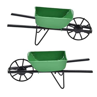 Imagem de Hztyyier 1:12 Casa de Bonecas Em Miniatura Carrinho de Mão Ferramenta de Jardim para Decoração de Casa de Bonecas