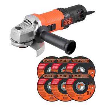 Imagem de BLACK+DECKER Esmerilhadeira Angular 115mm G720X6D 920W com 6 Discos 220V