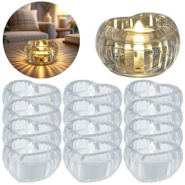 Imagem de 12 Velas Led em forma de Coração Resistente Decorativa - Freecom