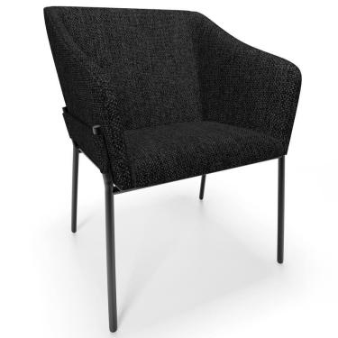 Imagem de Cadeira Para Sala De Jantar Estar Living Olívia L02 Linho - Lyam Decor