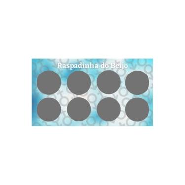 Imagem de Kit Raspadinha Erótica Do Beijo Embalagem 5 Cartelas Jogo Adulto Diversão Para Casais