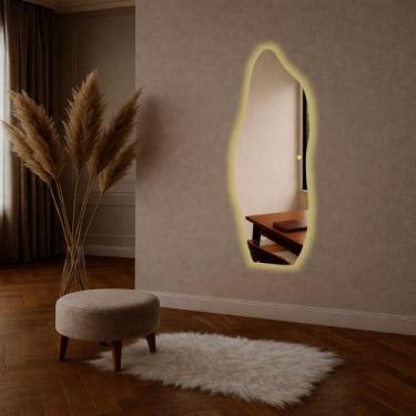 Imagem de Espelho Led Touch Decorativo Sala Quarto Closet Banheiro Hall - Home E