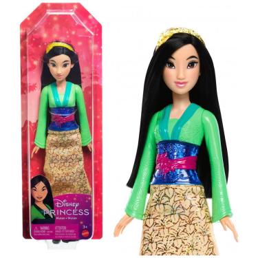 Imagem de Boneca Princesas Disney Mulan com Roupas e Acessórios Brilhantes, Mattel