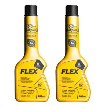 Imagem de Kit 2 Aditivos Flex Bardahl 200ml Gasolina Etanol Limpeza Sistema Comb