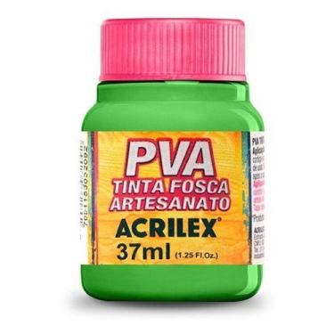 Imagem de Tinta PVA Fosca VERDE FOLHA 510 - 37ml - ACRILEX