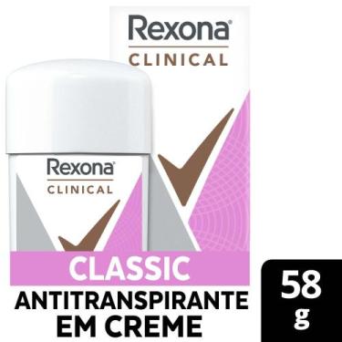 Imagem de Desodorante Rexona Clinical antitranspirante creme Classic 58g, 1, 58g