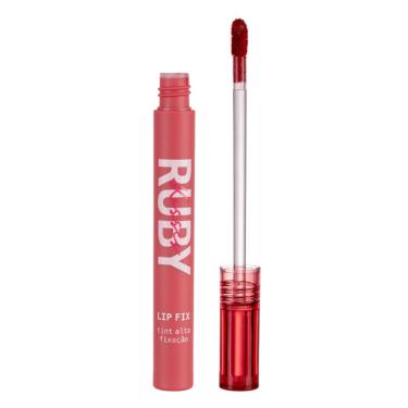 Imagem de Batom Lip Fix Tint Alta Fixação Acabamento Matte Blueberry Pie Ruby Kisses