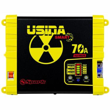 Imagem de Fonte e Carregador Usina 70A Smart 12 Volts Battery Meter Bivolt