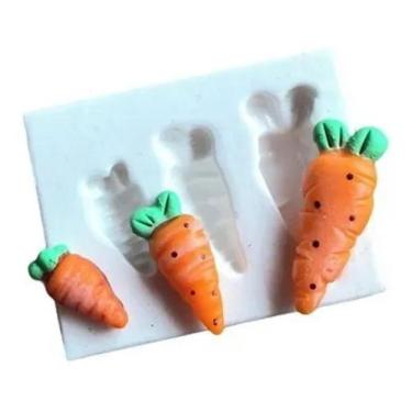 Imagem de Molde De Silicone Páscoa Cenouras