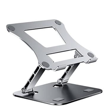 Imagem de Suporte de laptop ajustável de alumínio dobrável para notebook base de PC Mabcook Pro suporte portátil acessórios de computador