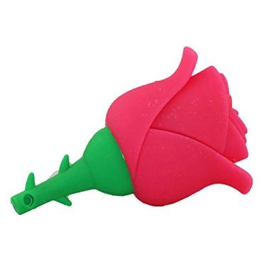 Imagem de Qianlianjie 32 GB Pink Rose modelo pen drive USB flash drive memória flash stick pendrive USB unidade de memória cartão polegar USB stick USB flash disco flash cartão