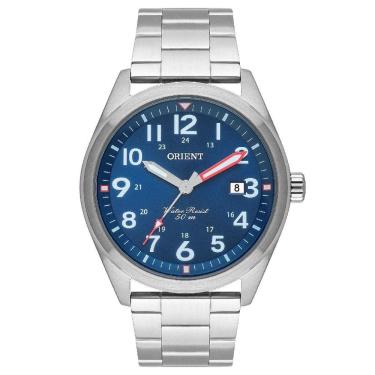 Imagem de Relógio orient masculino mbss1396 d2sx azul com calendário