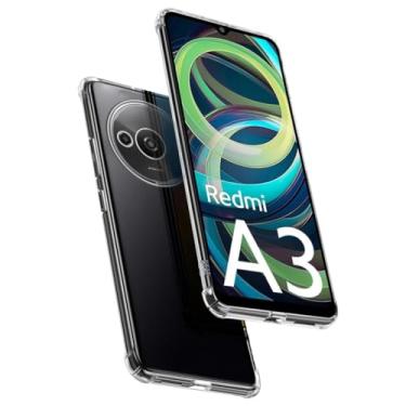 Imagem de Capa Capinha Com Bordas Anti Impacto Para Redmi A3 Tela de 6.7 Polegadas - (Bluepink)