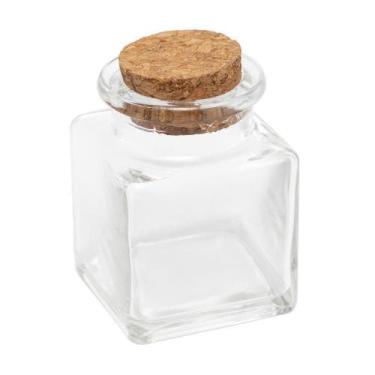Imagem de Porta Mantimento de Vidro com Rolha 60ml - Lyor