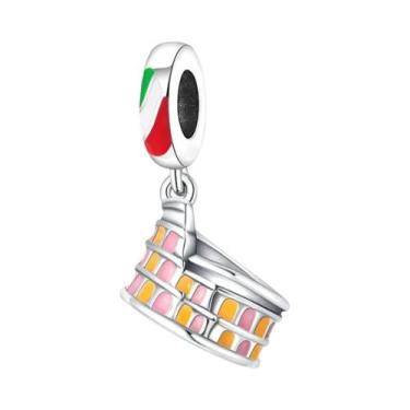 Imagem de Amuletos de Trevo Verde para Pulseira de Prata Esterlina 925 - Acessór
