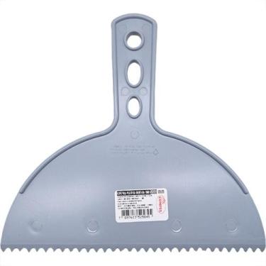 Imagem de Espatula Compel Pvc Dentada Massa Corrida 20Cm - Kit C/6 Pecas - PINCE