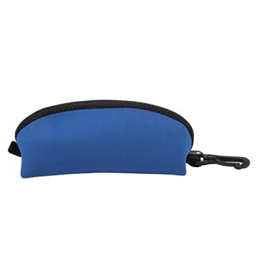 Imagem de Bolsa de armazenamento de óculos de mergulho Mesquinho da máscara de máscara de máscara de engrenagem portátil de engrenagem portátil para óculos de sol (Azul)