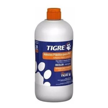 Imagem de cola para tubos canos e conexoes pvc tigre 850 gramas