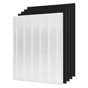 Imagem de CHAMONNY Filtro de substituição D480 True HEPA D4, compatível com purificador de ar Winix D480, compare com o filtro Winix D4, número do item 1712-0100-00, 1 filtro HEPA verdadeiro H13 + 4 pré-filtros