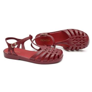 Imagem de Sandália Feminina Aranha Colegial (Bordô, BR, Adulto, Numérico, 36)