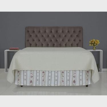Imagem de Cabeceira de Cama Box Casal 138cm Pádua Veludo