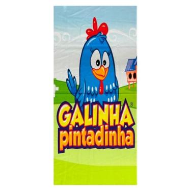 Imagem de Toalha de Praia Infantil Estampada Personagens 1,40x70 (Galinha Pintadinha)