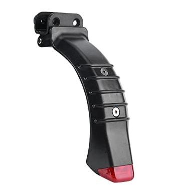 Imagem de s traseiros traseiros com parte de substituição de luz para scooter elétrico preto 6,3 * 1,7 polegada Mini LED aviso noturno