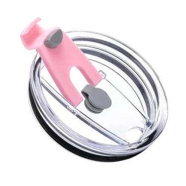 Imagem de Tampa de copo de substituição de 850 g, tampa à prova de derramamento e resistente a respingos para copo de viagem de aço inoxidável de 850 g Yeti, Rambler, Ozark Trail e mais copo refrigerador (rosa)