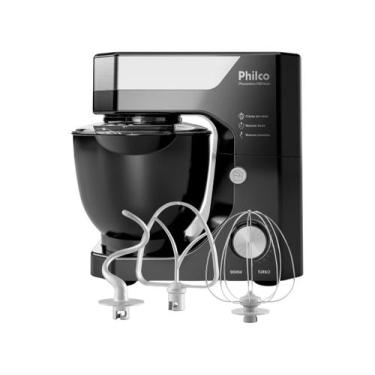 Imagem de Batedeira Planetária Philco Preta 800W 12 Velocidades 5 Litros PBP90A 