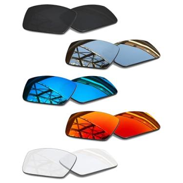 Imagem de SmartVLT Conjunto de 5 lentes de reposição masculinas para óculos de sol Oakley Gascan pacote com S01