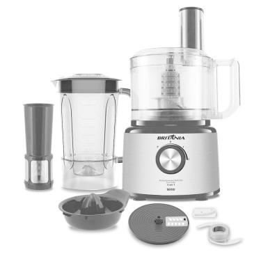 Imagem de Multiprocessador Britânia 5 Em 1 Inox 900W BMP2700P Turbo 220V