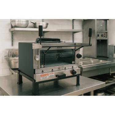 Imagem de Forno Pizza Grill 45x45 Com Infravermelho, Refratário E Termômetro