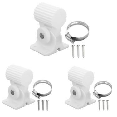 Imagem de Foruly Kit de suporte de parede com 3 peças para Ubiquiti Nanostation Ns-5ac Lo0o5ac Nsm5 Locom5 Nsm2 Locom2 Ltu Lite branco