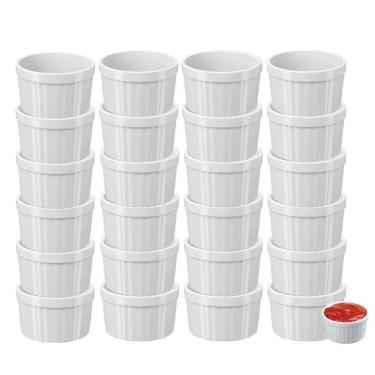 Imagem de Kit24 Molheira Ramekin Potinho Pote Molho Petisco Coza 150Ml
