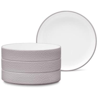 Imagem de Conjunto de Pratos, Estilo Minimalista com 4 Peças, Capacidade de 350mL, Material de Porcelana e Formato Redondo, Noritake G009-560D