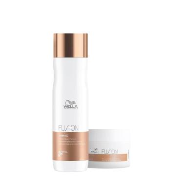 Imagem de Kit Wella Professionals Fusion Shampoo Máscara 150 (2 produtos)