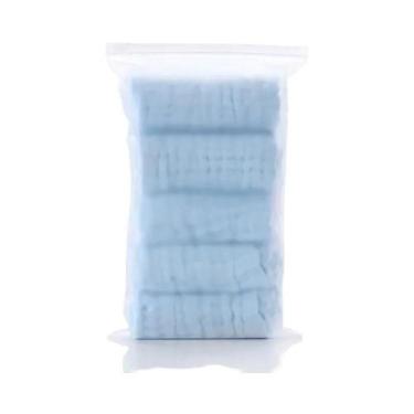 Imagem de Toalha De Rosto De Algodão Macio Para Bebês Com 6 Camadas 30x30CM Lenç