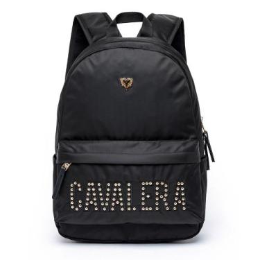 Imagem de Mochila De Costas Cavalera Feminina Resistente Logo Acetinada, U