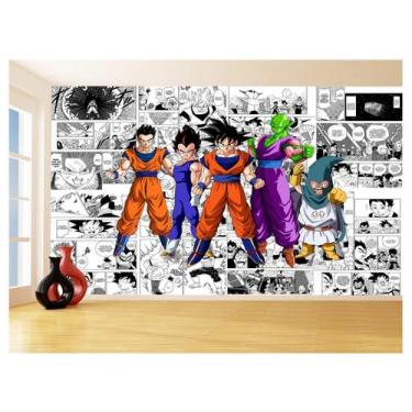 Imagem de Papel De Parede Dragon Ball Goku Vegeta Anime 3,5M Dbz180 - Você Decor