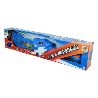 Imagem de Brinquedo Espada Dino Power Tiranossauro com Som e Luz - DM Toys