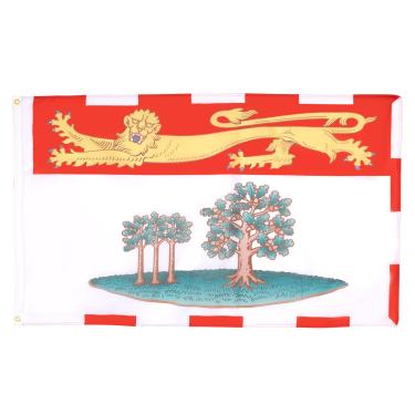Imagem de AZ FLAG - Bandeira da Ilha do Príncipe Eduardo - 2 x 3 pés - Poliéster 100D Canadá - Bandeira da Região Canadense da Ilha do Príncipe Eduardo com dois ilhós de metal - Resistente ao desbotamento