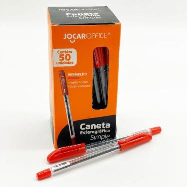 Imagem de Caneta Esferográfica Simple Média caixa c/50 und Jocar Office - leo&le