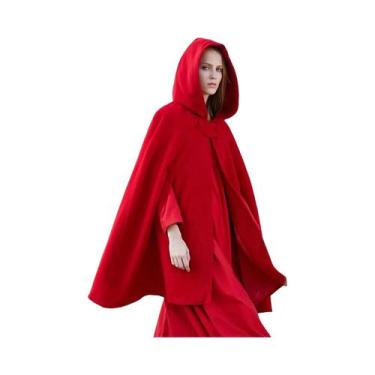 Imagem de Cardigan Gótico com Capuz - Jaqueta de Mini Comprimento para Outono/In