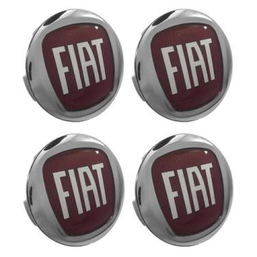 Imagem de Jogo Calota Meio Miolo Centro Roda Fiat Toro Freemont 60mm - GFM