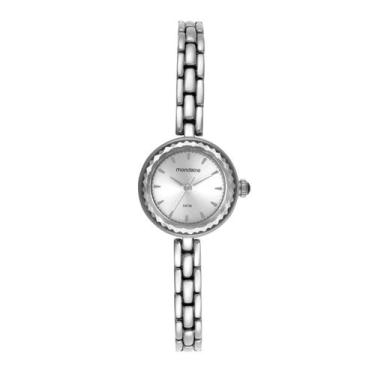 Imagem de Relógio mondaine feminino prata mini 32938l0mvnm2