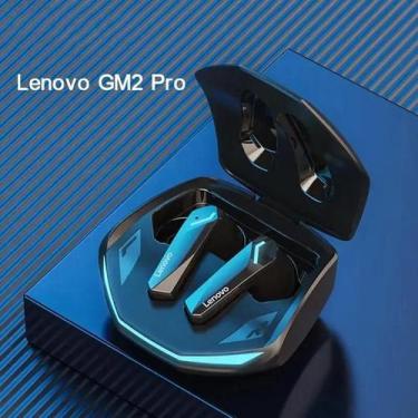 Imagem de Fone de ouvido Gamer sem fio Lenovo GM2 Pro Bluetooth 5.3 Preto, Preto