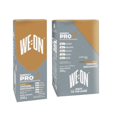 Imagem de Energy Pro Gel Cafeina - 10 Unidades 35g Caramel Macchiato - We:On-Masculino