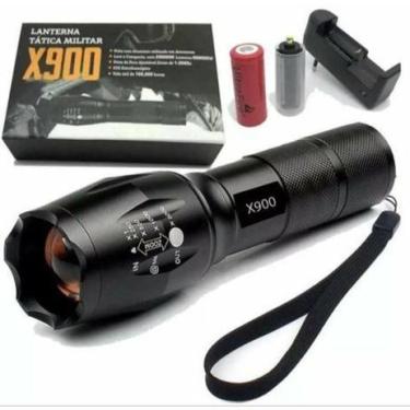 Imagem de Lanterna x-900 Led Super Potente Recarregável - X 900